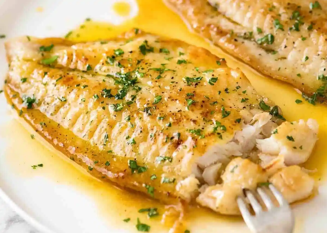 Cream Dory with Calamansi Butter Sauce