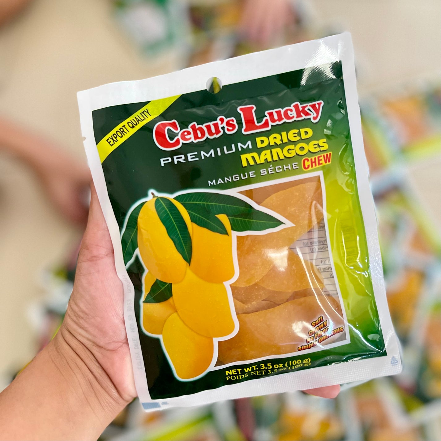 Cebu's Lucky Dried Mangoes 100 Grams JRA Seafood